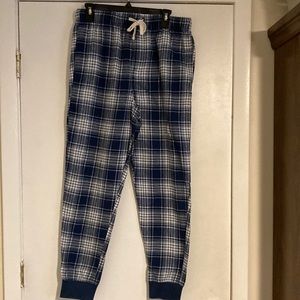 Men’s  Brand New Sonoma  medium jogger pajama pants. Blue and white